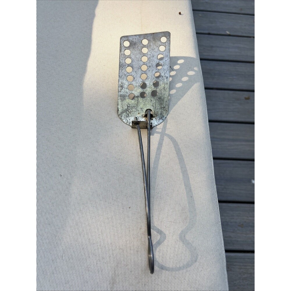Popeil Product Automatic Spatula Metal Flipper Turner slotted No. 12 USA